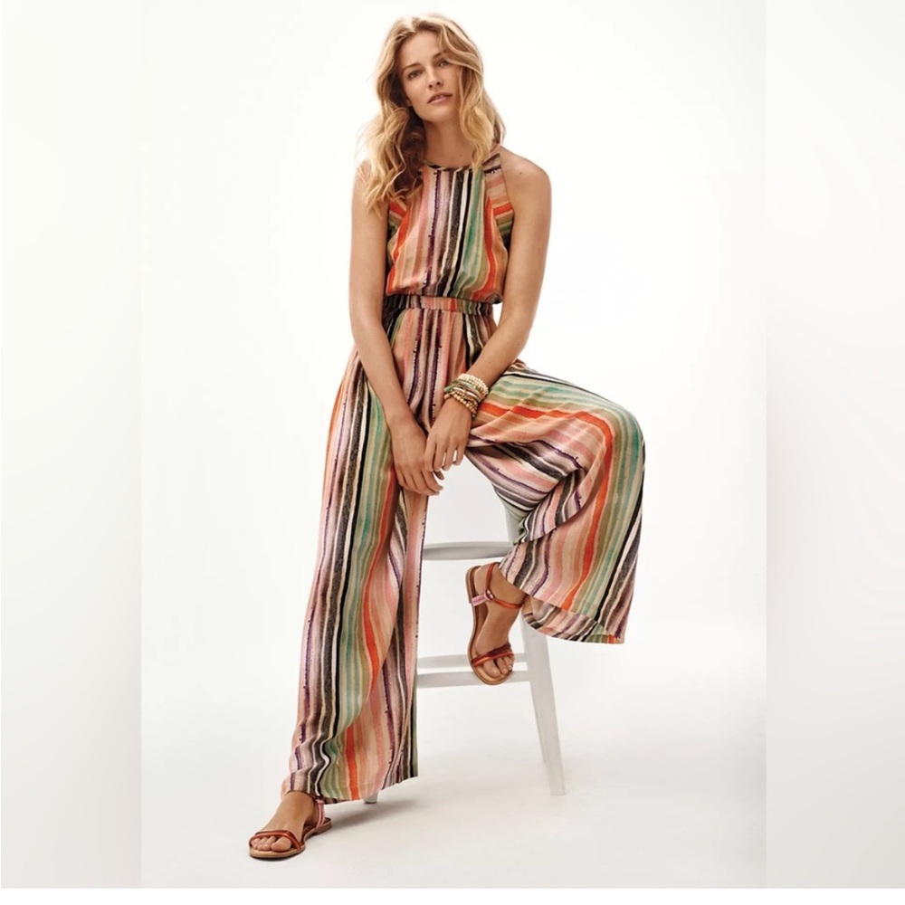 Anthropologie blank London boho rainbow jumpsuit. NWOT excellent condition